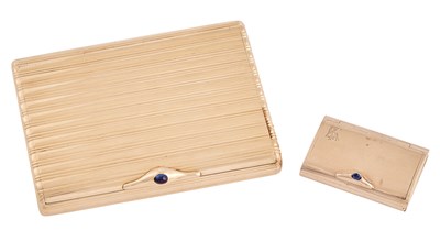 Lot 230 - Soviet Gold Cigarette Case and a 9 kt. Gold...