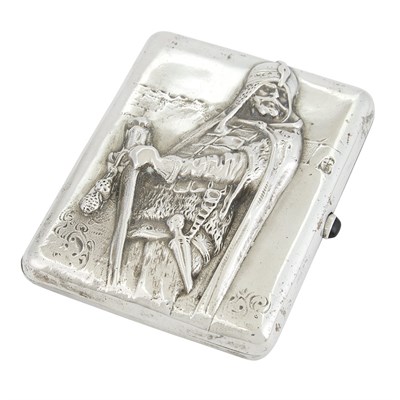 Lot 247 - Russian Silver Cigarette Case Mark of A....