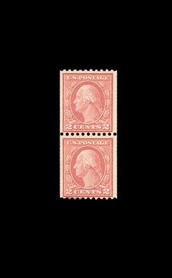 Lot 1046 - United States 1915 One Cent Type I Coil Pair,...