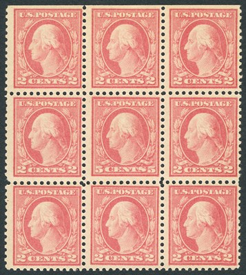 Lot 1053 - United States 1917-19 Five Cents Error in...