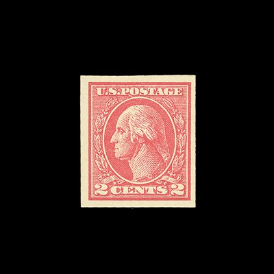 Lot 1050 - United States 1920 Two Cents Imperforate Type...