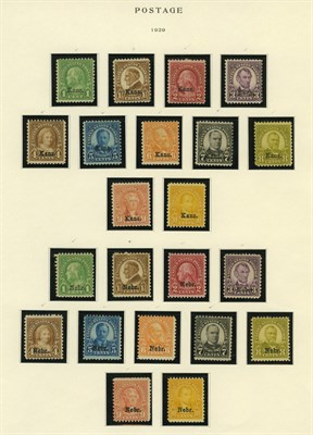 Lot 1057 - United States Definitive Issues 1922 to 1965...
