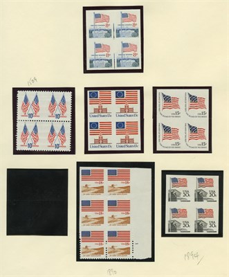 Lot 1059 - United States 8 Cents to 29 Cents Flag Issues...