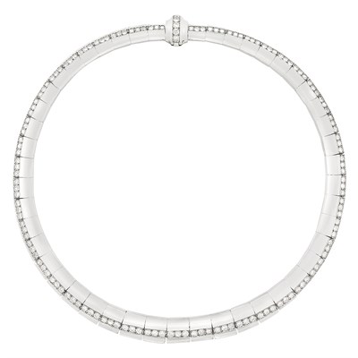Lot 257 - Platinum and Diamond Necklace, Mauboussin, France