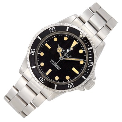 Lot 144 - Gentleman's Stainless Steel Oyster Perpetual 'Submariner' Wristwatch, Rolex, Ref. 5513