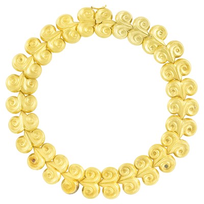 Lot 351 - High Karat Gold Necklace
