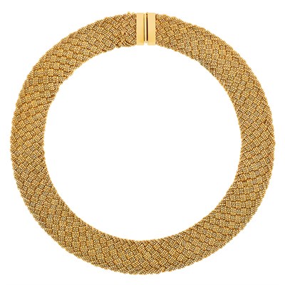 Lot 341 - Gold Mesh Necklace, Yuri Ichihashi
