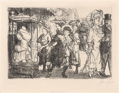 Lot 110 - John Sloan (1871-1951) THE SHOW CASE; THE...