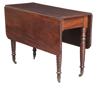 Lot 146 - American Mahogany Drop-Leaf Table 19th Century...