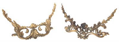 Lot 205 - Pair of Louis XIV Style Brass Andirons and...