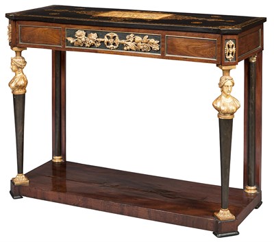Lot 428 - Continental Neoclassical Brass-Mounted...