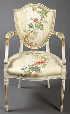 Lot 539 - Pair of George III Style Painted and...