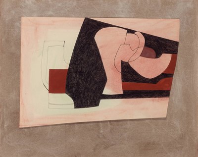 Lot 94 - Ben Nicholson British, 1894-1982 Pink, Red and...