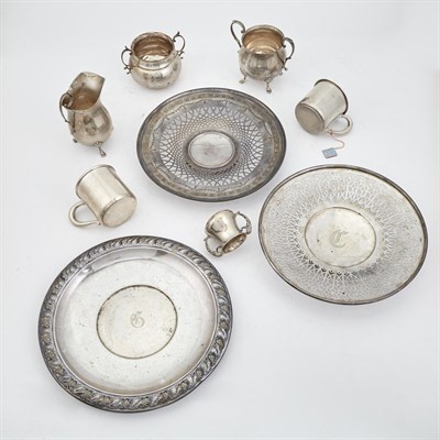 Lot 300 - Group of Sterling Silver Table Articles...