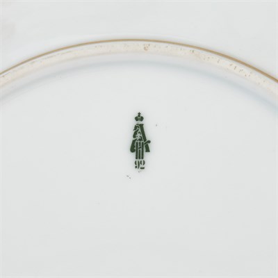 Lot 145 - Set of Six Russian Porcelain Plates from the...