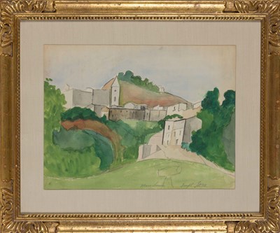 Lot 84 - Joseph Stella American, 1877-1946 View of Muro...