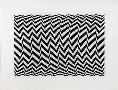Lot 202 - Bridget Riley (b. 1931) FRAGMENT 3 (SCHUBERT...