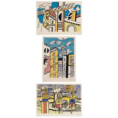 Lot 132 - After Fernand Léger CONSTRUCTION; LES POMPES A...