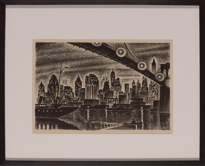 Lot 112 - Arnold Rönnebeck (1885-1947) SKYLINE,...