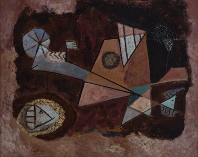 Lot 111 - Theodoros Stamos Greek/American, 1922-1997 La...