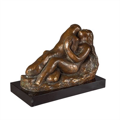 Lot 138 - William Zorach American, 1887-1966 Lovers,...