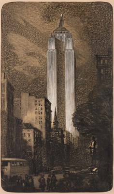 Lot 16 - Otto Bierhals American, 1879-1935 Empire State...