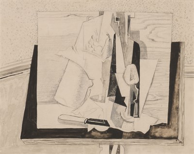 Lot 57 - Earl Horter American, 1881-1940 (i) Cubist...