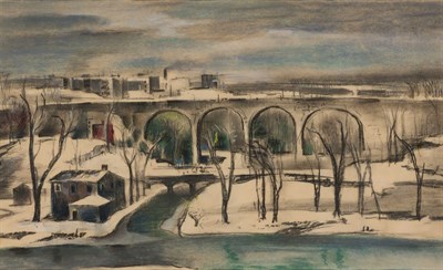 Lot 58 - Earl Horter American, 1881-1940 (i) City...