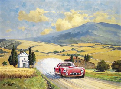 Lot 47 - Willem Heytman Dutch, b. 1950 Alfa Romero...