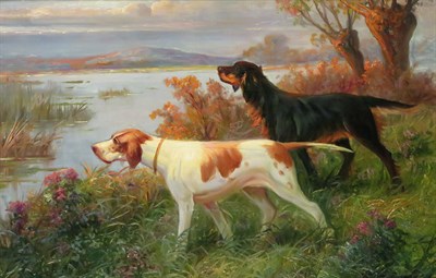 Lot 18 - Max Albert Carlier Belgian, 1872-1938 Hunting...