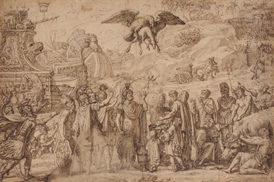 Lot 38 - Attributed to Michel Corneille The Deer...