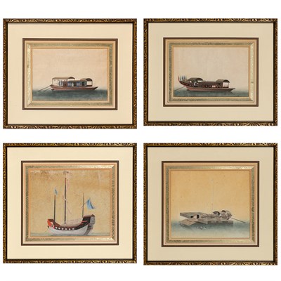 Lot 487 - Chinese School 19th Century Duck Merchant...