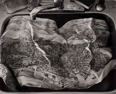 Lot 97 - MORELL, ABELARDO (b. 1948) Map in the sink,...