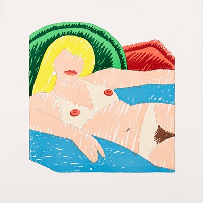 Lot 241 - Tom Wesselmann SHINY NUDE Color rubber stamp,...