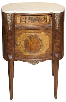Lot 185 - Louis XV Style Marble Top Gilt-Metal Mounted...