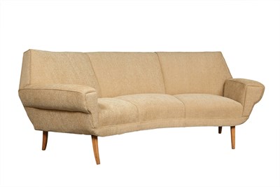 Lot 235 - Italian Mid-Century Style Upholstered Sofa Of...