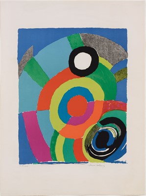 Lot 70 - Sonia Delaunay-Terk THUNDERBIRD Color...