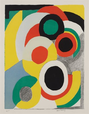 Lot 71 - Sonia Delaunay-Terk BALLONS JAUNES Color...