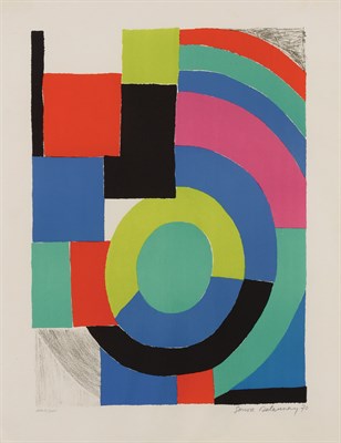 Lot 69 - Sonia Delaunay-Terk LA VERTE Color lithograph,...