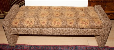 Lot 421 - Loose Cushion Upholstered Bench Length 54 1/2...