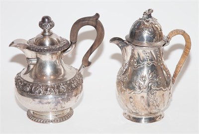 Lot 223 - Two Silver Pitchers Including a George III...