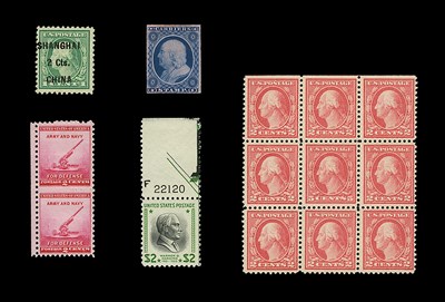 Lot 1073 - United States Mint Stamp Grouping Plentiful...