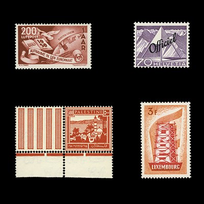 Lot 1017 - Modern World Stamp Mixture Mélange of modern...