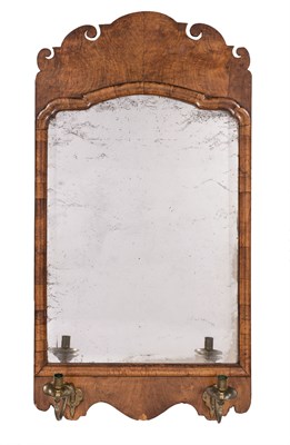 Lot 471 - George II Figured Walnut Pier Mirror Circa...