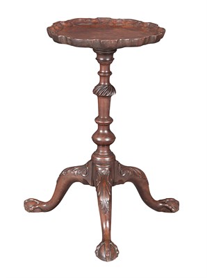 Lot 466 - George II Mahogany Tripod Wine Table The...