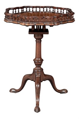 Lot 469 - George II Mahogany Tilt-Top Tripod Table Mid...