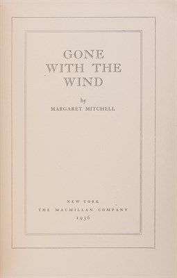Lot 195 - MITCHELL, MARGARET Gone with the Wind. New...