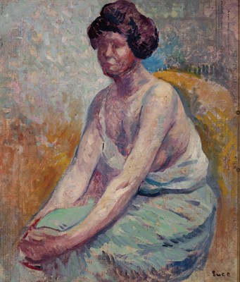 Lot 45 - Maximilien Luce French, 1858-1941 Madame Luce...