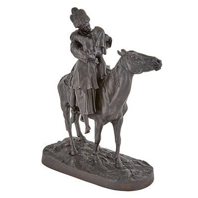 Lot 271 - Russian Cast Iron Group of The Farewell Kiss...