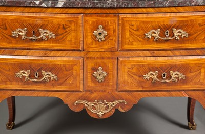 Lot 401 - Louis XV Style Gilt-Bronze-Mounted Tulipwood...